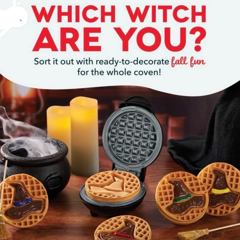 DASH NIB WITCH HAT MINI WAFFLE MAKER - Picture 2 of 4